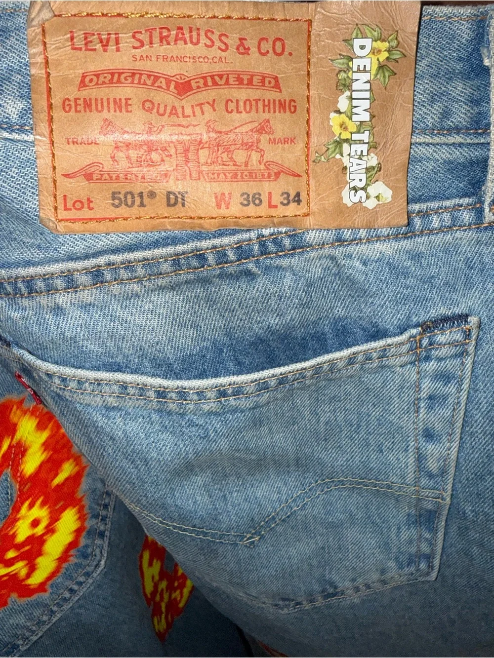 Offset Denim Teses 36x34